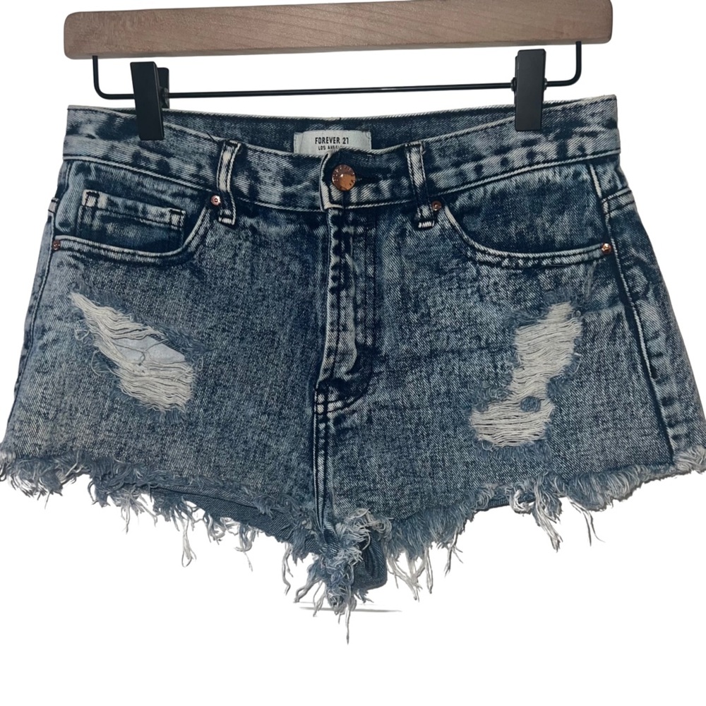 Forever 21 Denim Cutoff Shorts Size 27